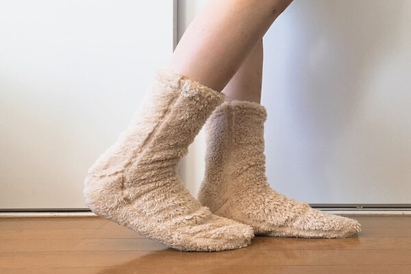 【無印】ぽかぽか＆脱げない！ボアルームソックスで足の冷えにさよなら