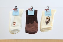 【チョコレートシリーズ】キャンドゥの靴下がかわいいと話題！