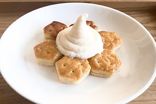 パイの実×クーリッシュで“なんちゃってシロノワール”が作れる！