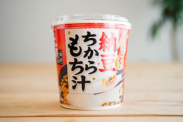 【ローソン先行商品】納豆ちからもち汁は食べ応えありでした