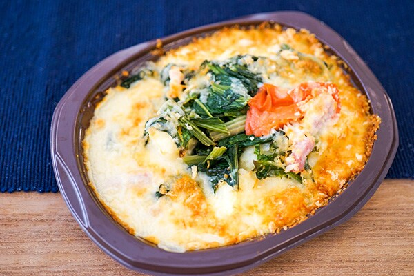 チーズ好き必見！セブンの「ほうれん草チーズ焼き」がウマーイ！