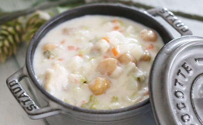 赤ちゃんあったか！冬に食べたい豆と白菜のシチュー【管理栄養士監修】