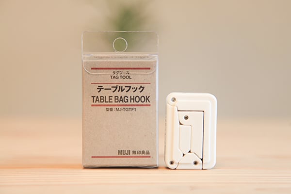無印のタグツールシリーズに新作「テーブルフック」が仲間入り!