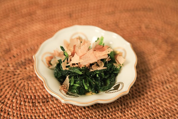 無印の乾燥ほうれんそうを使って食卓に彩りを!