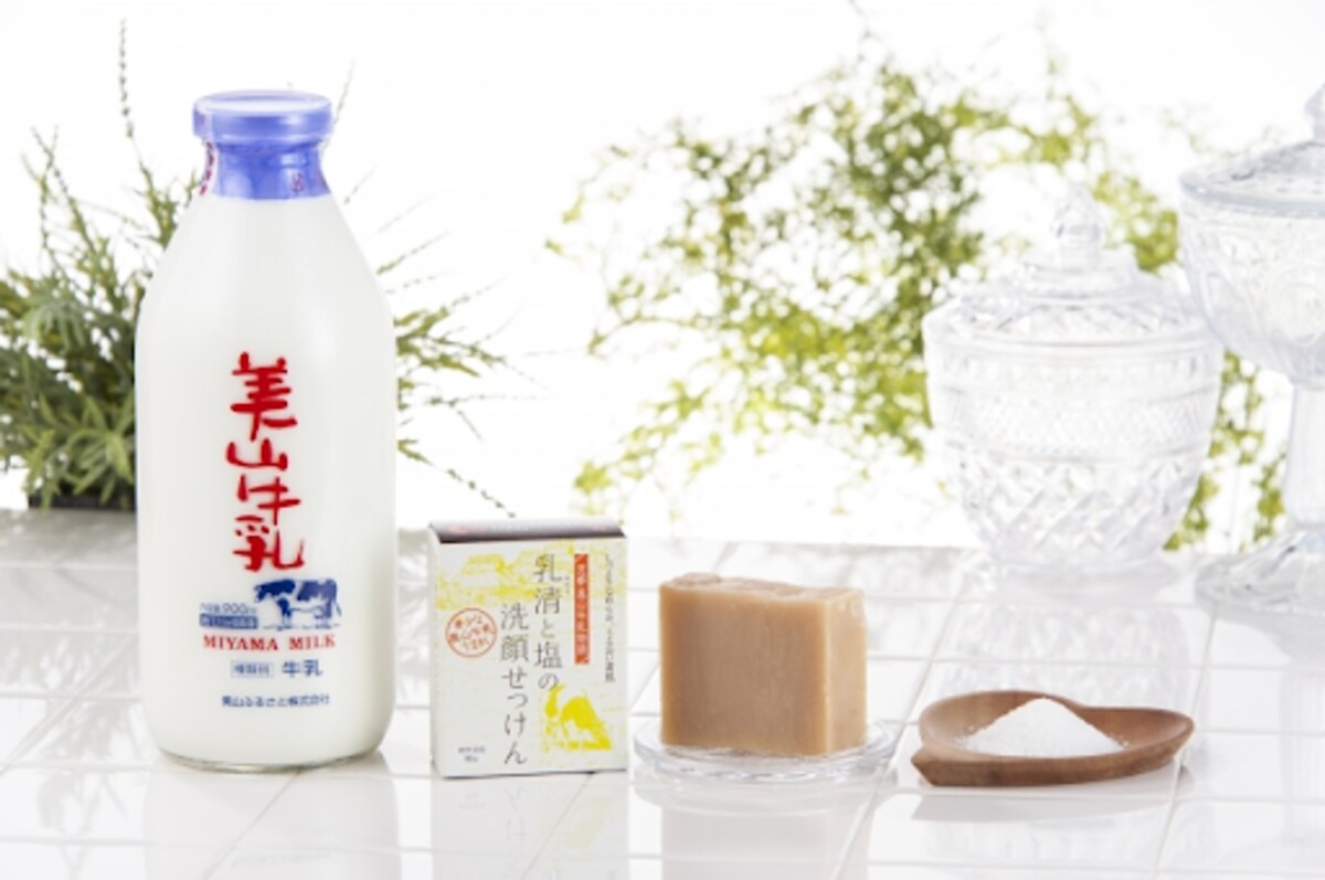 超贅沢！No1.ソフトクリームにも使われる厳選牛乳で作った牛乳石鹸
