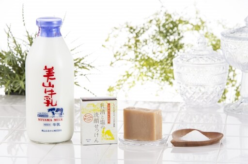 超贅沢!No1.ソフトクリームにも使われる厳選牛乳で作った牛乳石鹸