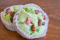 可愛い＆おいしい♪ ローソンのよもぎ蒸しパンは甘じょっぱ系でした