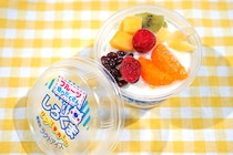 氷の中にも果肉！ローソンの「フルーツ盛りだくさんしろくま」