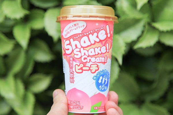飲むホイップ「シェイク!シェイク!クリーム!」にピーチが仲間入り♪