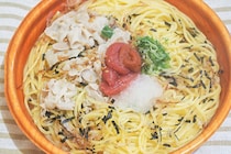 たまには和風もいいよね？梅×豚しゃぶの「和パスタ」はさっぱり系！
