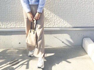 楽チン＆おしゃれが叶う！　ゆったりキレイめなGUのニットパンツ