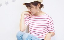 定番をひとひねり！　GUのボーダーTシャツでいつもと違ったスタイルに