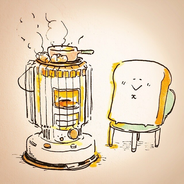 なぜ食パン!? らおやさんのTwitterイラストにほっこり癒される