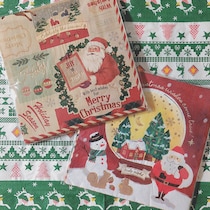 手軽にクリスマス！ ペーパーナプキンでテーブルを華やげよう