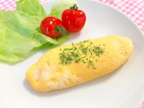 レンジで簡単！　ほったらかしオムレツを作ってみた