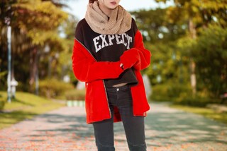 あったかかわいく♡　冬のスポーツ観戦コーデ