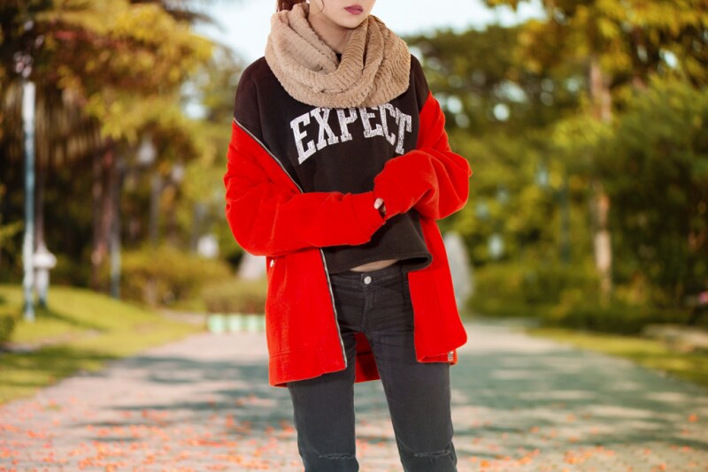 あったかかわいく♡ 冬のスポーツ観戦コーデ