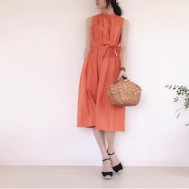 真夏のゆるっとスタイルに！　ユニクロのワンピで出かけよう♪