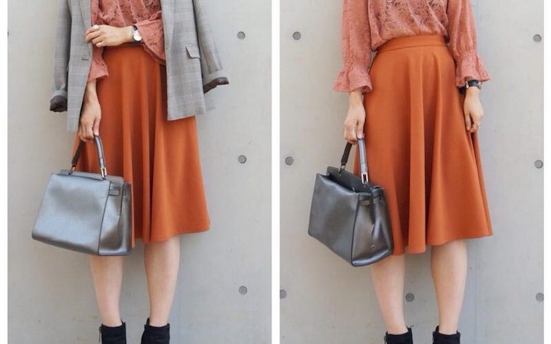 スカートが主役！　GU＆ユニクロで作る大人かわいいスカートコーデ