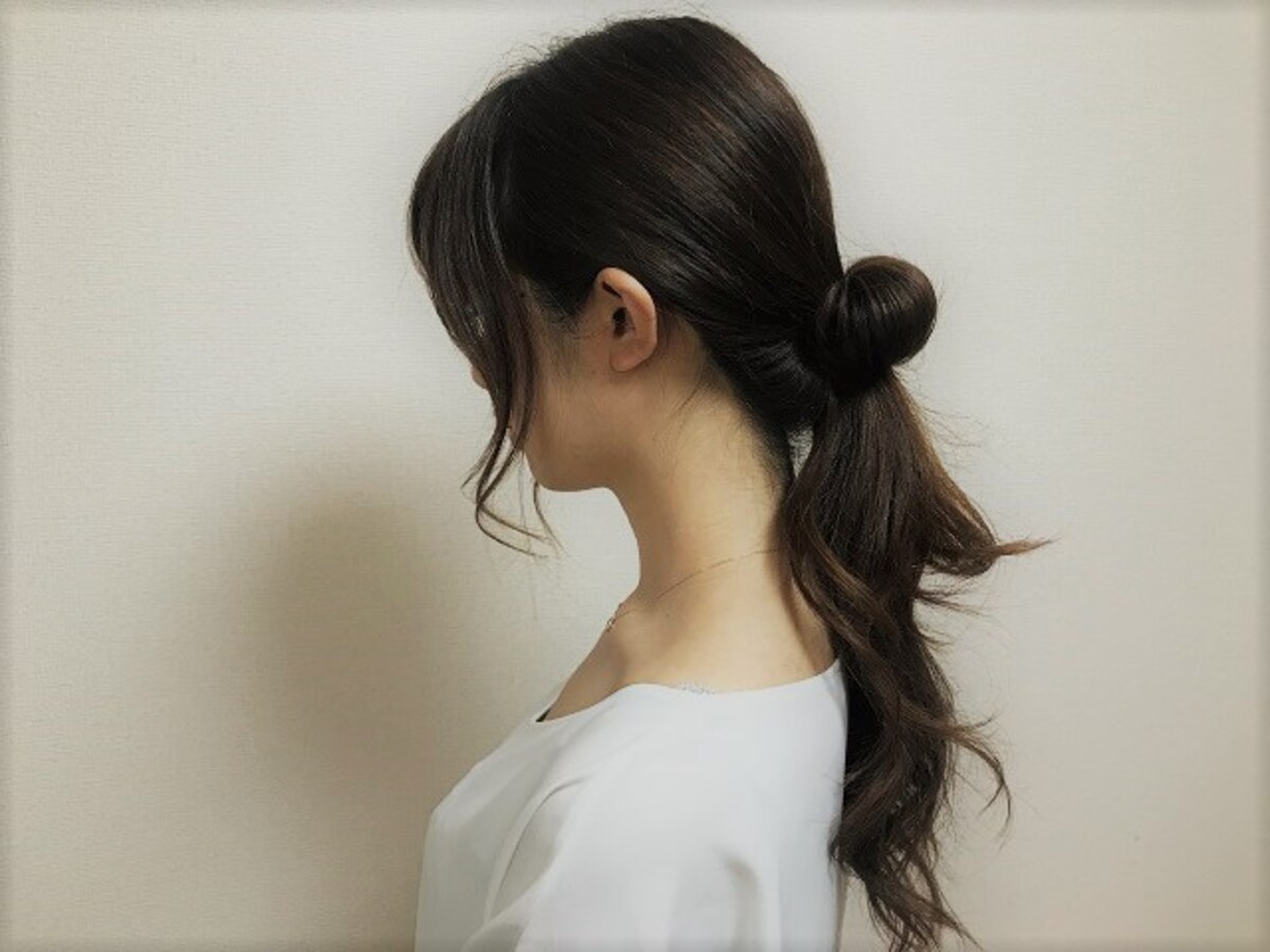 これなら簡単！　ゴムだけでドーナツポニー