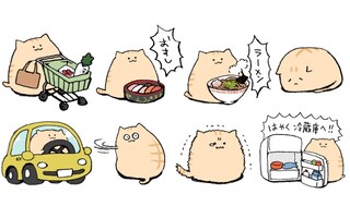 このLINEスタンプが便利！　庭猫もるさんのイラストにめちゃくちゃ和む