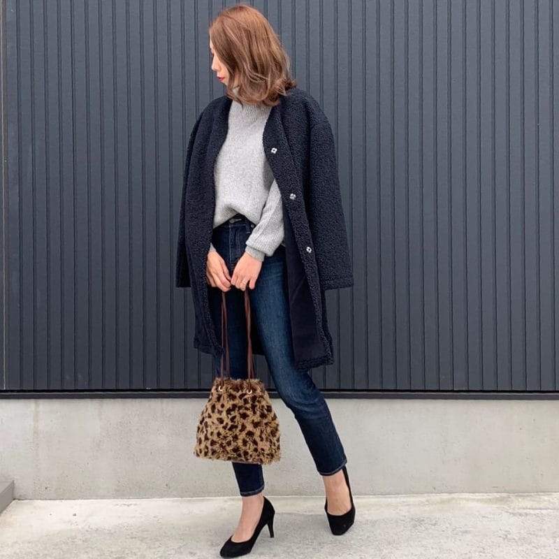 やっぱり頼りになります！　上下ユニクロで作る冬コーデ