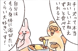 【たんたんたぬこ　19日目】ちーず
