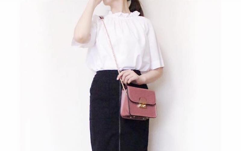 この長さが絶妙！　ユニクロの5分袖は着回し自在