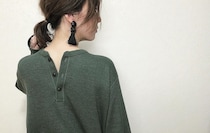 オシャレさんは持っている！　ユニクロメンズのワッフルヘンリーネックTがゆるかわいい