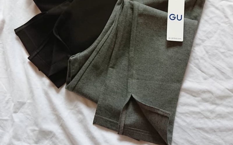 ブーム再燃！　GUのスリットレギンスで旬コーデ