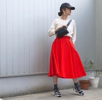 これぞモテスカート！　ユニクロのサーキュラースカートが買い！