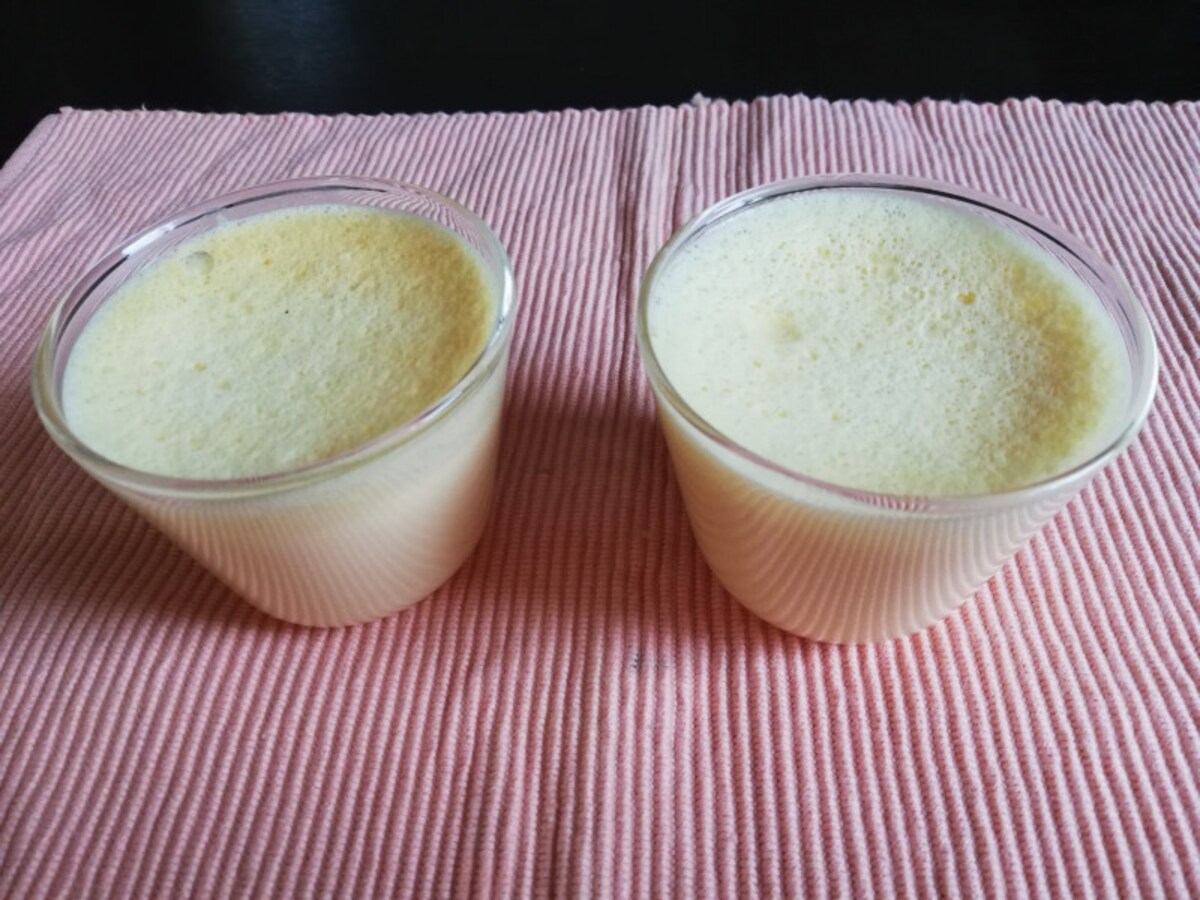 卵を加えるだけ！　アイスから超簡単に絶品プリンを作る方法