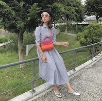 一枚で着こなし4パターン！　ロングシャツワンピこなれ着回し術