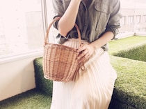 今年のトレンドは丸型？　かごバッグで夏を楽しもう