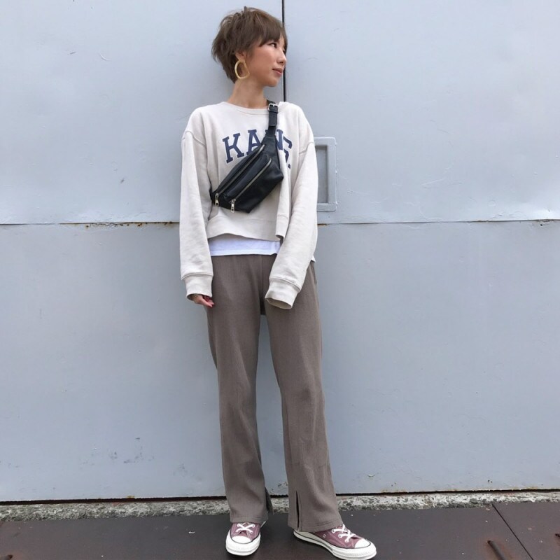 程よいラフさがいい感じ 大人の休日ラフコーデはアングリッドでキメて