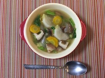 15分で完成！　笑顔になる「しいたけコンビーフスープ」が激ウマ