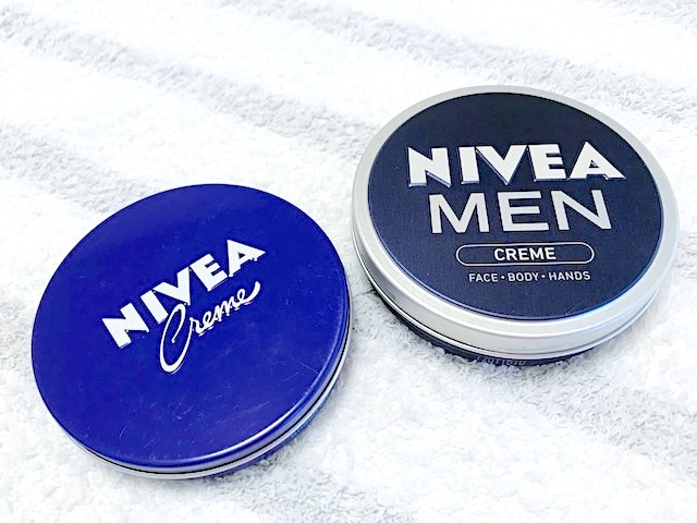 ニベアメンクリームが新発売! 通常のニベア青缶と比べてみた