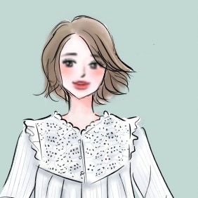 オレンジコスメと透け感ブラウスでピュア&ヘルシーなおしゃ顏に!