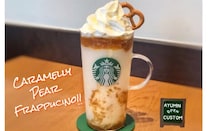 年間365杯飲むスタバクイーン直伝！ 9月のキャラメリーペアーカスタム