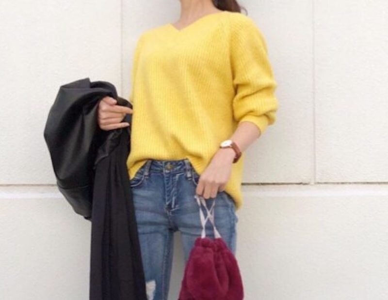 サイズ感が絶妙！ トレンドのオーバーサイズニットはGUで