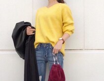 サイズ感が絶妙！ トレンドのオーバーサイズニットはGUで