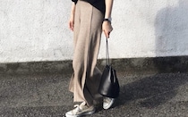 GUからも登場！　ニットパンツでトレンドコーデ♪