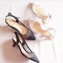 GUの新作チュールレースシューズで、春先取りな透け感を取り入れて！