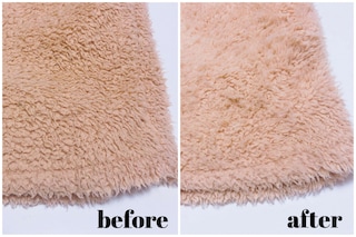 100均ブラシで撫でるだけ！　着古したフリースがふわふわに復活する裏ワザ