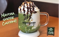 年間365杯飲むスタバクイーン直伝！ 8月の抹茶スモアフラぺカスタム