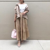 大人かわいい着こなしが叶う！　カラバリ豊富なGUのティアードスカート