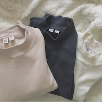 オンでもオフでも大活躍　ユニクロUのスウェットプルオーバーが人気！