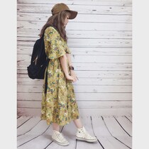 かぶるだけで秋モード♪　コーデュロイキャップをコーデにプラス