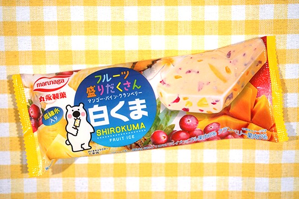 【ローソン】151円なのにフルーツたっぷりでめちゃウマな「白くま」