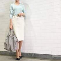 ユニクロのミントグリーンアイテムで作る、ときめき春コーデ